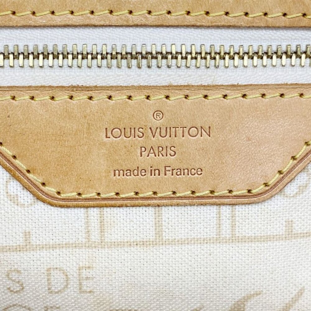 Louis Vuitton Tote Damier Azur Neverfull PM White - Picture 5 of 10
